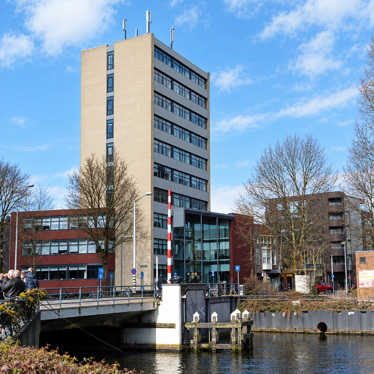 De Westertoren aan de Westerhaven in Groningen